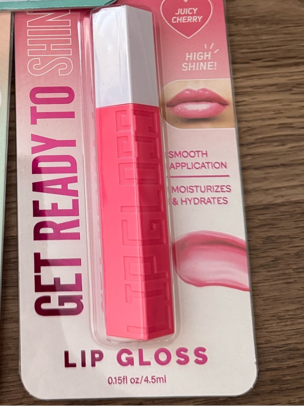 Bright Pink Lip Gloss Tube - High Shine